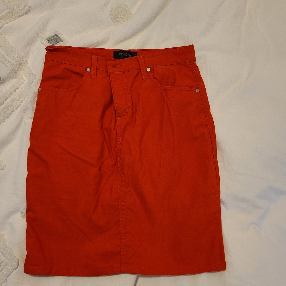 Tangerine Jean skirt, Karen Kane brand, size medium